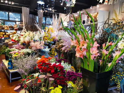 城里街角的花店